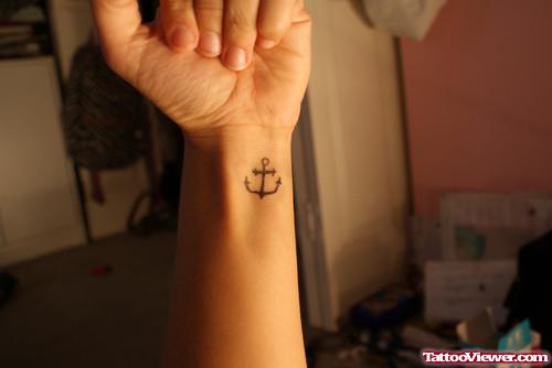 Anchor Tattoo On Wrist  Tattoo Designs Tattoo Pictures