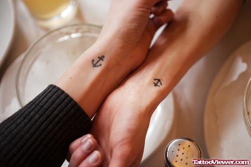 Anchor Tattoos On Wrists For Girls