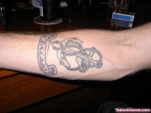 Rope Anchor Tattoo