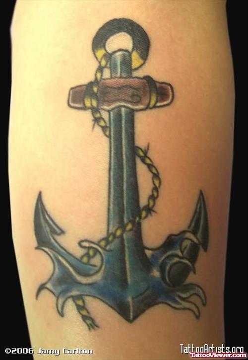 Anchor Image Tattoo