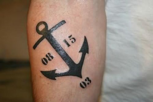 Anchor Tattoo Design On Hand