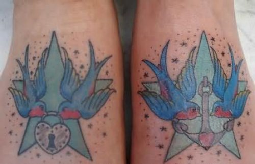 Anchor Tattoo Designs On Legs