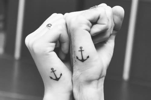 Small Anchor Tattoos On Hands