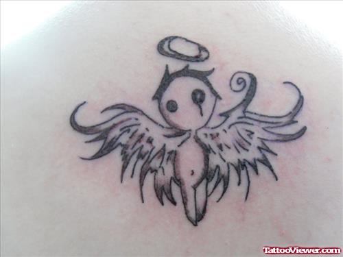 Dodgy Nightmare Angel Tattoo