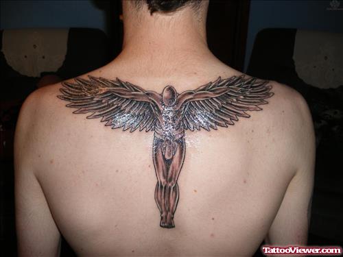 Back Male Angel Tattoo For Men