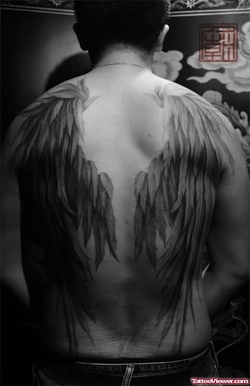 Angel Wings On Full Back