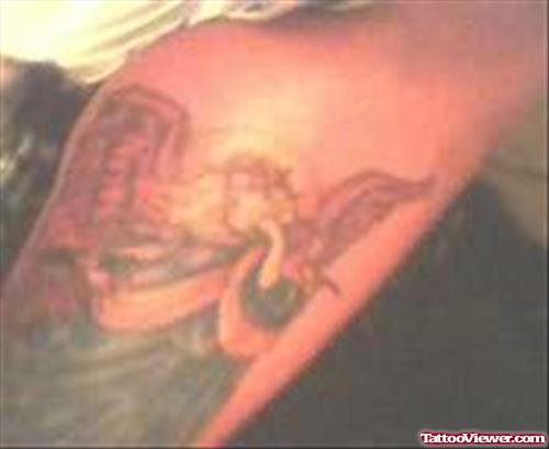 Colour Angel Tattoo