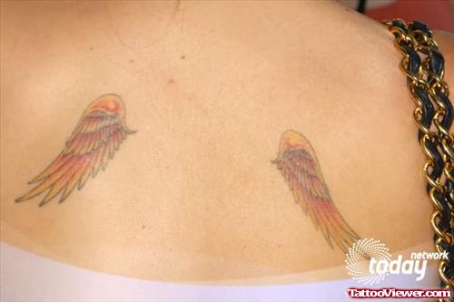 Tiny Angel Wings On Back For Girls