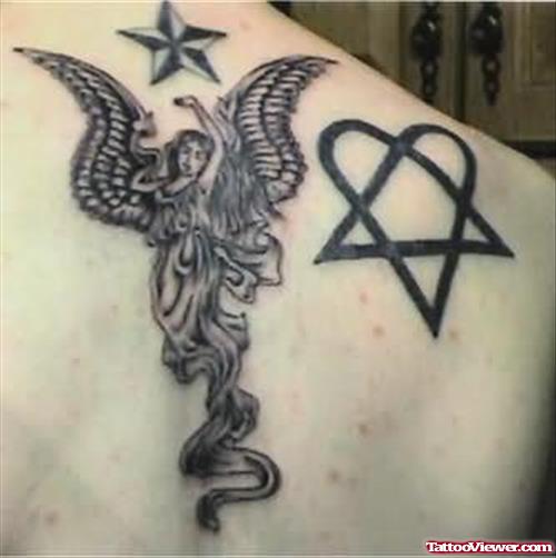 Star Angel Tattoo