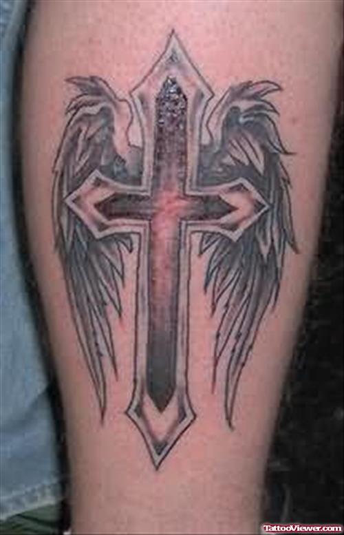 Croos Angel Tattoo