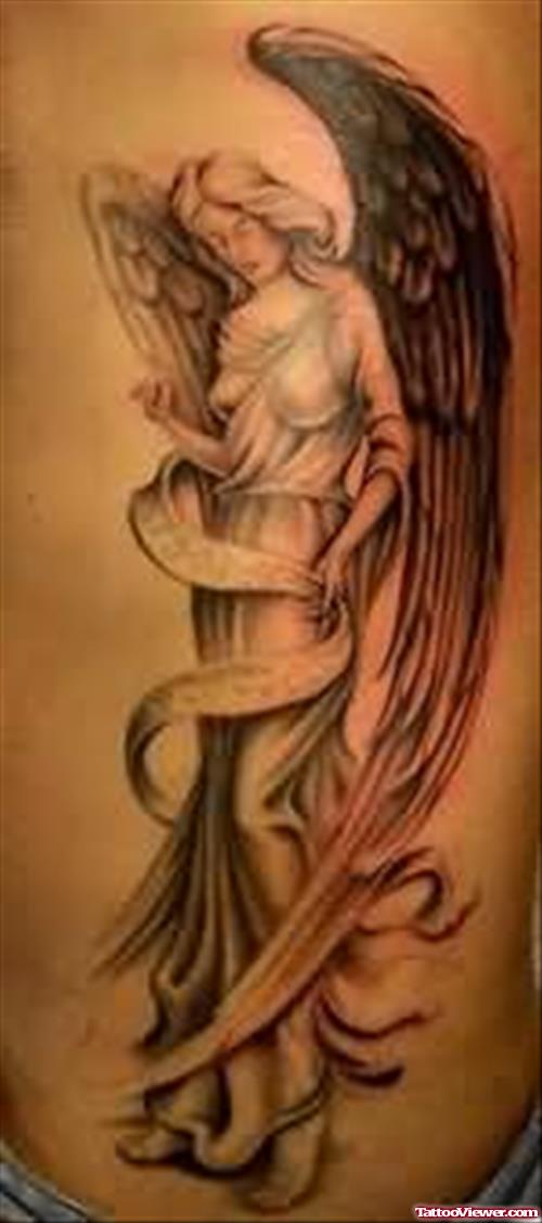 Woman Angel Tattoo