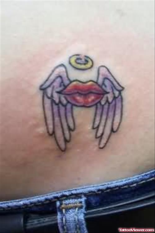 Angel Lips Tattoo