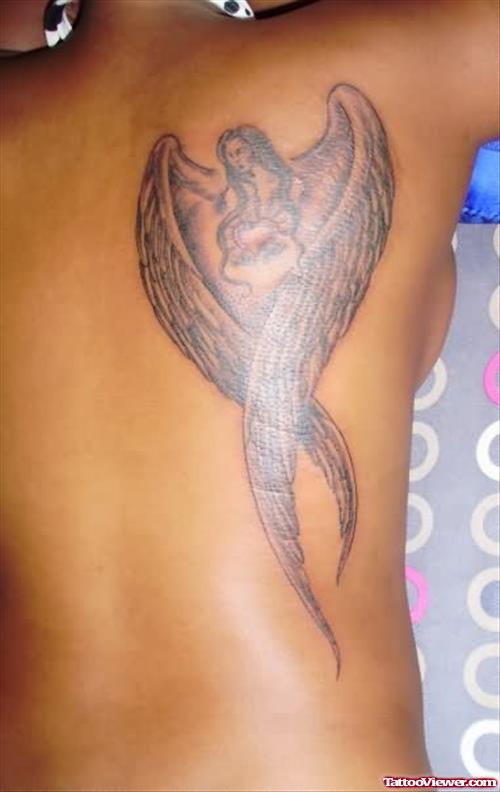 Angel Long Wings Tattoo