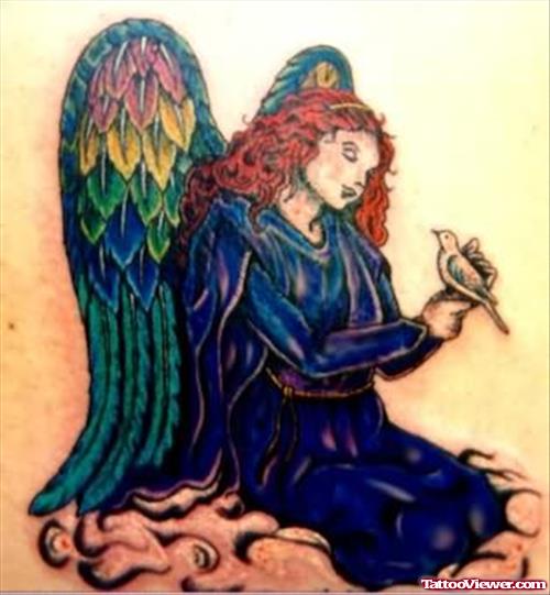 Mary Angel Tattoo Picture