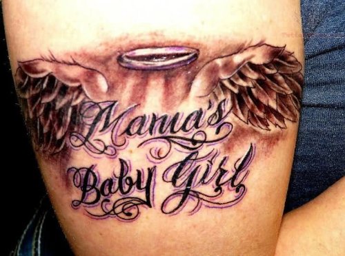 MamaвЂ™s Baby Girl - Angel Tattoo