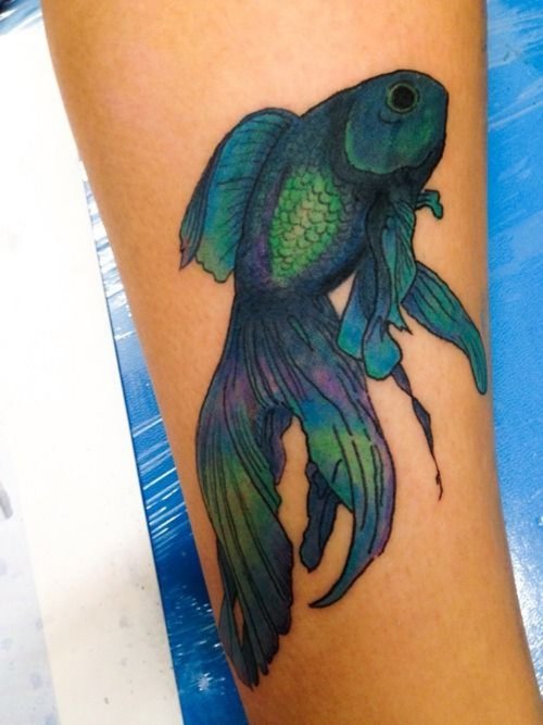Color Fish Animal Tattoo