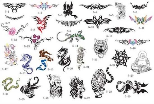 Amazing Temporary Animal Tattoos Designs