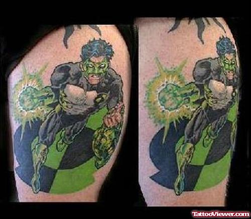 Green Ink Animated Tattoos