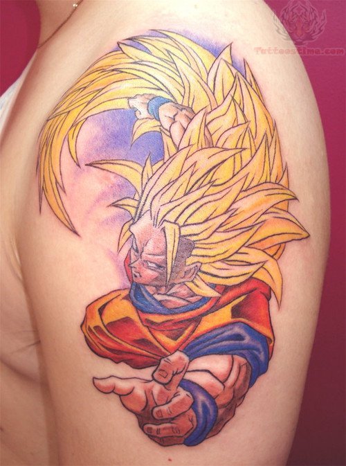 Dragon Ball Z Anime Tattoo