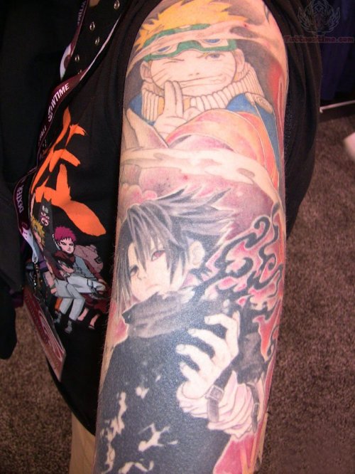 Tattoo Naruto Sasuke Anime