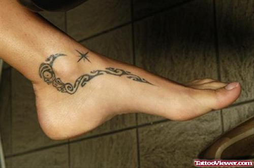 Tribal Ankle Tattoo