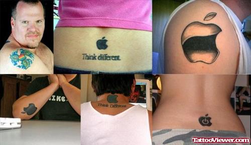 Apple Tattoos Designs For Men