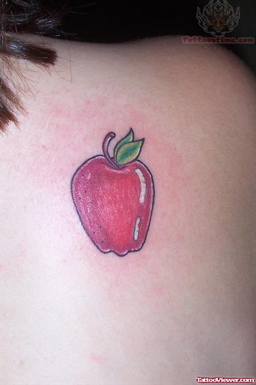 Tumblr Red Apple Tattoo