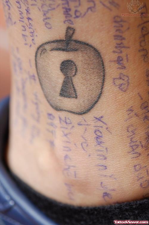 Chinese Apple Tattoo