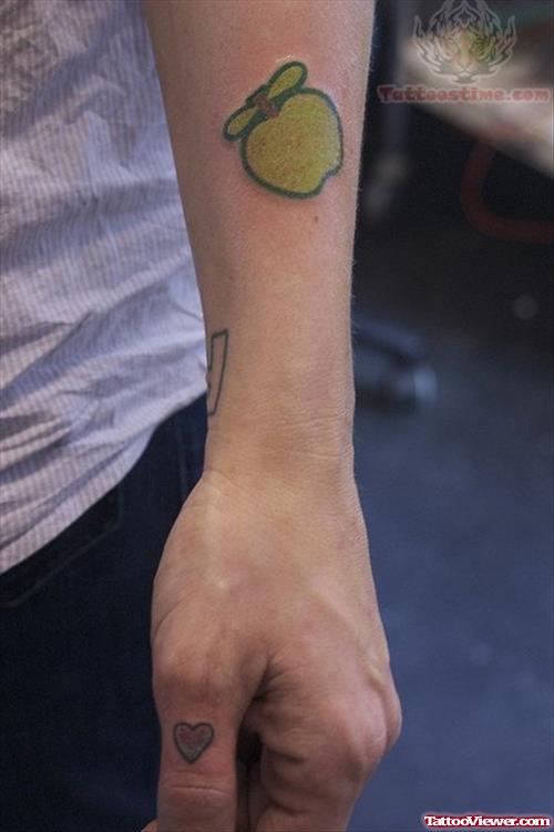 Green Apple Tattoo