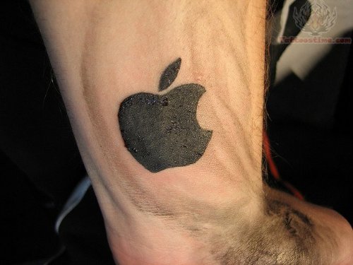 Trendy Apple Tattoo