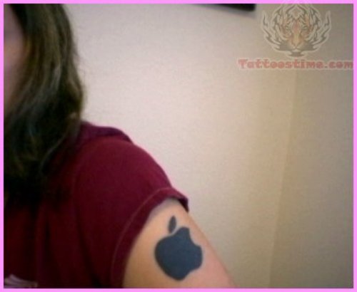Apple Brand Logo Tattoo