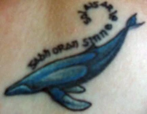 Aqua Swiming Tattoo