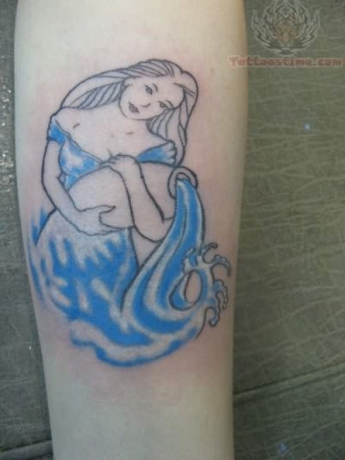 Aquarius Tattoo Woman
