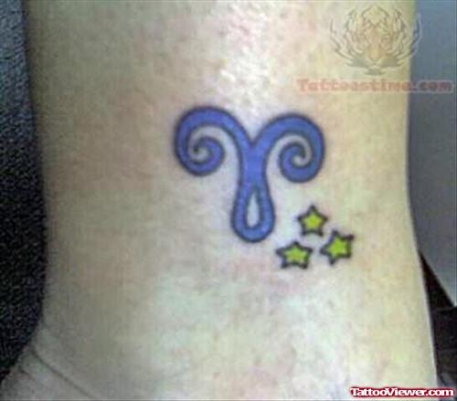 Twinkling Zodiac Tattoo