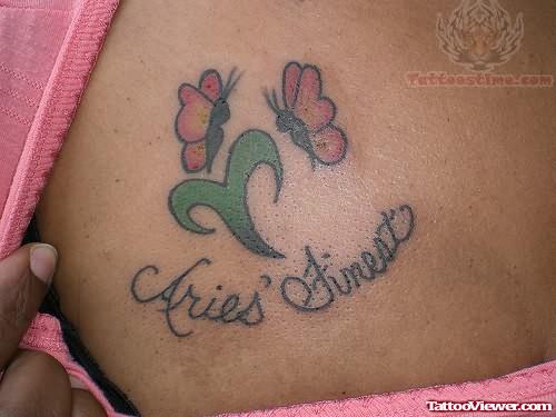 Aries Stylish Tattoos