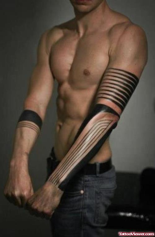 Best Black Ink Arm Tattoos For Men