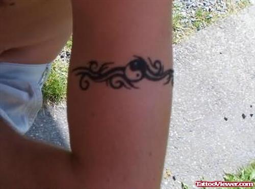 Yin Yang Armband Tattoo