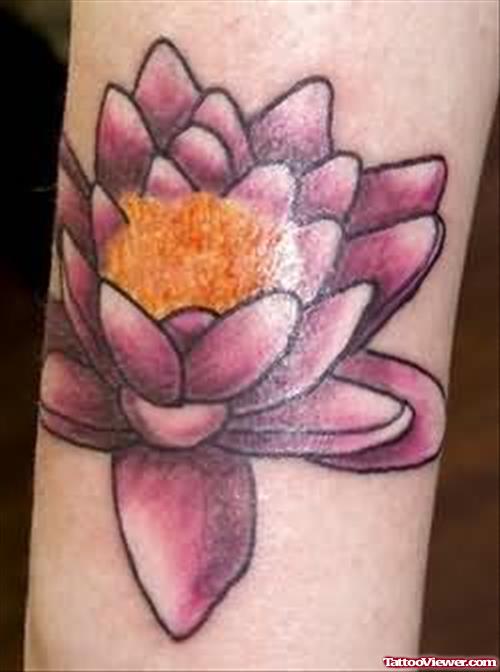 Lotus Amazing Tattoo On Arm