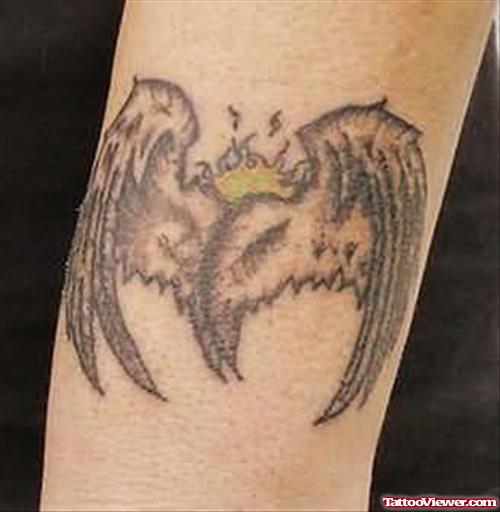 Angel Wings Tattoo On Arm
