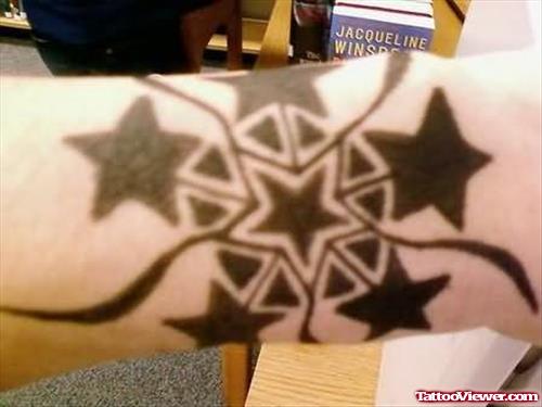 Star Tattoo On Arm