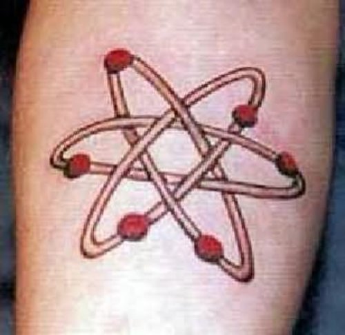 Galaxy Symbol Tattoo On Arm
