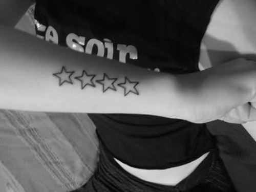 Stars Tattoo On Arm