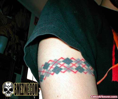 Right Bicep Armband Tattoo