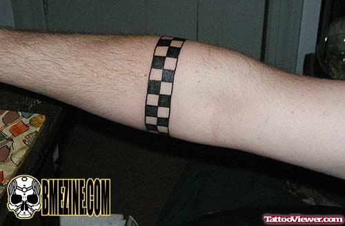 Chess Box Armband Tattoos On Sleeve
