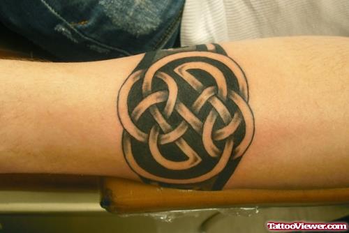 Celtic Armband Tattoo On Sleeve