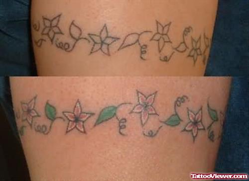 Flower Armband Tattoo