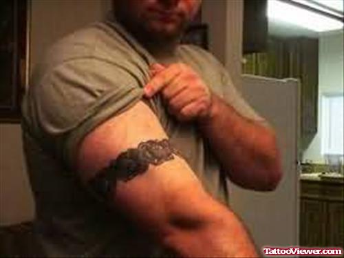 Bold Tattoo On Arm