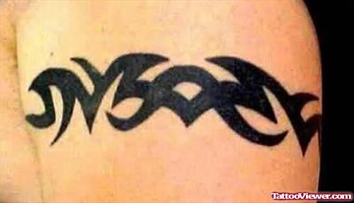 Band Tattoo On Muscles