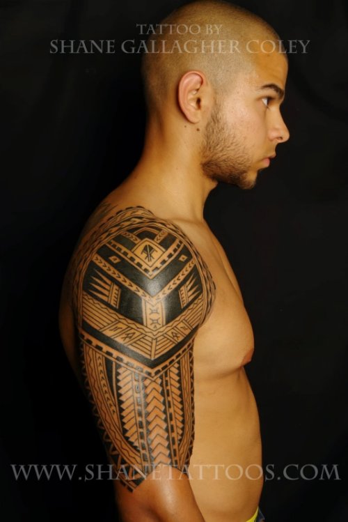 Man With Armband Tattoo