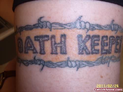 Oath Keeper Military Tattoo